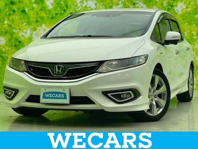 ジェイド(ホンダ) ハイブリッドＸ　保証書／純正　ＳＤナビ／衝突安全装置／車線逸脱防止支援システム／シート　ハーフレザー／パーキングアシスト　バックガイド／ドライブレコーダー　Aftermarket／ヘッドランプ　ＬＥＤ　衝突被害軽減システム　ドラレコ 中古車画像