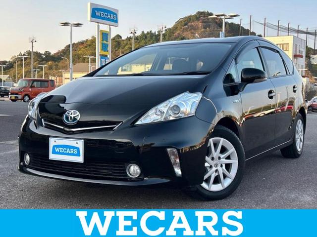 プリウスα(トヨタ) Ｓ　新品タイヤ／保証書／Aftermarket　ＳＤナビ／ＥＴＣ／ＥＢＤ付ＡＢＳ／横滑り防止装置／アイドリングストップ／ワンセグＴＶ／ＤＶＤ／エアバッグ　運転席／エアバッグ　助手席／エアバッグ　サイド　ワンオーナー 中古車画像