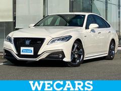 クラウンハイブリッド RSアドバンス 新品タイヤ/保証書/純正 8インチ SDナビ/衝突安全装置/シートヒーター/車線逸脱防止支援システム/シート ハーフレザー/ヘッドランプ LED/ETC/EBD付ABS/横滑り防止装置 バックカメラ 中古車画像