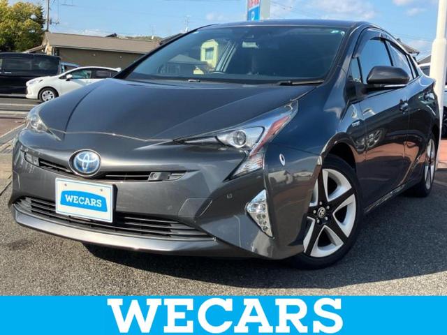 プリウス(トヨタ) Ａツーリングセレクション　新品タイヤ／保証書／純正　９インチ　ＳＤナビ／トヨタセーフティセンス／シートヒーター　前席／車線逸脱防止支援システム／シート　合皮／パーキングアシスト　自動操舵／ヘッドランプ　ＬＥＤ　バックカメラ 中古車画像