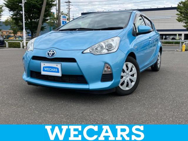 アクア(トヨタ) Ｓ　Aftermarket　ＨＤＤナビ／Ｂｌｕｅｔｏｏｔｈ接続／ＥＴＣ／ＥＢＤ付ＡＢＳ／横滑り防止装置／フルセグＴＶ／エアバッグ　運転席／エアバッグ　助手席／パワーウインドウ／エンジンスタートボタン／スマートキー 中古車画像