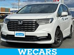 オデッセイハイブリッド eHEVアブソルート・EX 新品タイヤ/保証書/純正 9インチ SDナビ/ホンダセンシング/両側電動スライドドア/シートヒーター 前席/マルチビューカメラシステム/車線逸脱防止支援システム/シート フルレザー/電動バックドア 中古車画像