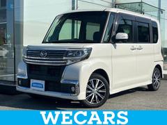 タント カスタムXトップエディションSA3 新品タイヤ/社外 SDナビ/スマートアシスト(トヨタ・ダイハツ)/電動スライドドア/シートヒーター/車線逸脱防止支援システム/シート ハーフレザー/ドライブレコーダー 前後/ヘッドランプ LED 中古車画像