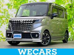 スペーシアカスタム ハイブリッドXSターボ 新品タイヤ/保証書/純正 8インチ SDナビ/両側電動スライドドア/シートヒーター/全方位モニター用カメラ/シート ハーフレザー/ヘッドランプ LED/Bluetooth接続/ETC 全周囲カメラ 中古車画像