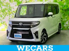 タント カスタムX 新品タイヤ/純正 SDナビ/スマートアシスト(トヨタ・ダイハツ)/両側電動スライドドア/シートヒーター 前席/パノラマモニター/車線逸脱防止支援システム/ドライブレコーダー 純正 衝突被害軽減システム 中古車画像