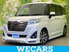 ルーミー カスタムG-T 新品タイヤ/純正 9インチ SDナビ/フリップダウンモニター 社外 10.1インチ/スマートアシスト(トヨタ・ダイハツ)/両側電動スライドドア/シートヒーター 前席/車線逸脱防止支援システム ETC 中古車画像