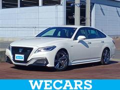 クラウンハイブリッド RSアドバンス 保証書/純正 8インチ SDナビ/トヨタセーフティセンス/シートヒーター 前席/車線逸脱防止支援システム/ヘッドランプ LED/USBジャック/Bluetooth接続/ETC/EBD付ABS 中古車画像
