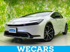 プリウス 4WD Z 新品タイヤ/ガラスルーフ/保証書/純正 11.6インチ SDナビ/デジタルインナーミラー/衝突安全装置/エアーシート 前席/全方位モニター/車線逸脱防止支援システム/シート 合皮 衝突被害軽減システム 中古車画像