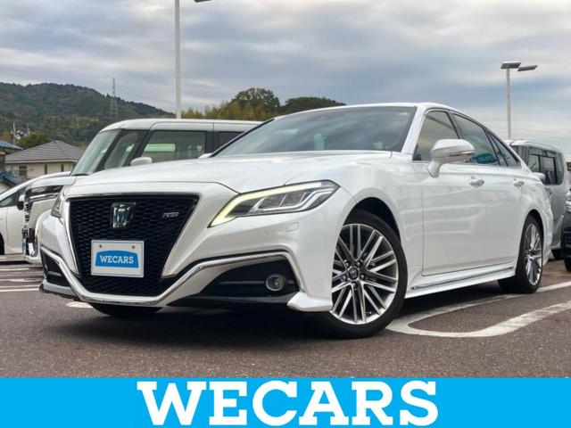 クラウンハイブリッド(トヨタ) ＲＳ　保証書／純正　ＳＤナビ／衝突安全装置／シートヒーター／車線逸脱防止支援システム／シート　ハーフレザー／ヘッドランプ　ＬＥＤ／ＥＴＣ／ＥＢＤ付ＡＢＳ／横滑り防止装置／アイドリングストップ　バックカメラ 中古車画像