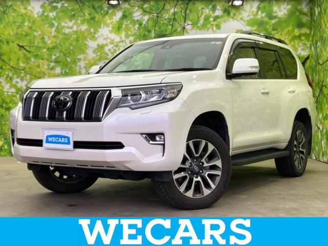 ランドクルーザープラド(トヨタ) ４ＷＤ　ＴＸ　Ｌパッケージ　新品タイヤ／サンルーフ／ディスプレイオーディオ＋ナビ９インチ／トヨタセーフティセンス／シートヒーター　前席／パノラミックビューモニター／車線逸脱防止支援システム／シート　ハーフレザー　全周囲カメラ 中古車画像