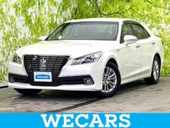 クラウンハイブリッド ハイブリッドロイヤルサルーンG 新品タイヤ/保証書/純正 8インチ ナビ/シートヒーター/ヘッドランプ LED/USBジャック/Bluetooth接続/ETC/EBD付ABS/横滑り防止装置/アイドリングストップ バックカメラ 中古車画像