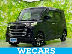 スペーシアカスタムZ 4WD Zターボ 保証書/純正 SDナビ/デュアルカメラブレーキサポート(スズキ)/両側電動スライドドア/シートヒーター 前席/車線逸脱防止支援システム/ヘッドランプ HID/Bluetooth接続/ETC 4WD 中古車画像