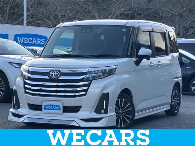 ルーミー(トヨタ) カスタムＧ−Ｔ　新品タイヤ／純正エアロ／保証書／純正　９インチ　ＳＤナビ／衝突安全装置／両側電動スライドドア／シートヒーター　前席／パノラミックビューモニター／車線逸脱防止支援システム／ドライブレコーダー　前後 中古車画像