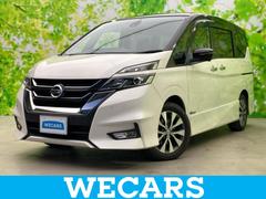 セレナ ハイウェイスターVセレクション 新品タイヤ/保証書/純正 9インチ SDナビ/フリップダウンモニター 純正 11インチ/インテリジェントルームミラー/エマージェンシーブレーキ/両側電動スライドドア/アラウンドビューモニター 禁煙車 中古車画像