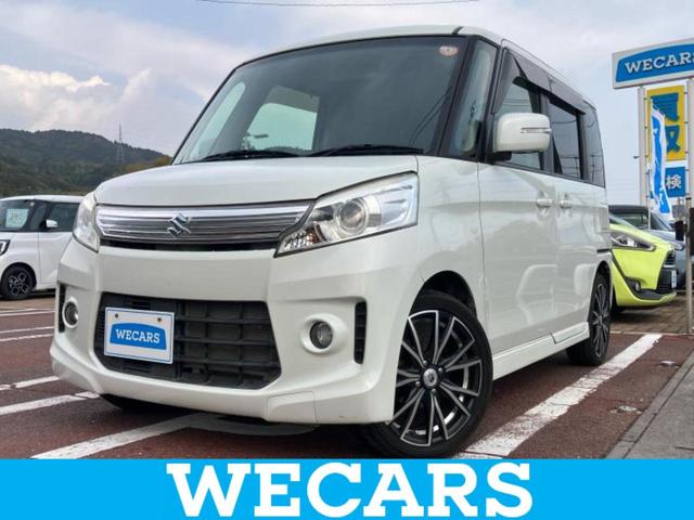 スペーシアカスタム(スズキ) ＸＳ　Aftermarket　ＳＤナビ／電動スライドドア／ヘッドランプ　ＨＩＤ／ＥＢＤ付ＡＢＳ／アイドリングストップ／フルセグＴＶ／エアバッグ　運転席／エアバッグ　助手席／アルミホイール　Aftermarket　１６インチ　ＨＩＤヘッドライト 中古車画像