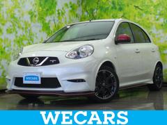 マーチ ニスモS 新品タイヤ/保証書/純正 SDナビ/ドライブレコーダー 純正/ヘッドランプ LED/Bluetooth接続/ETC/EBD付ABS/横滑り防止装置/フルセグTV/DVD/禁煙車/エアバッグ 運転席 中古車画像