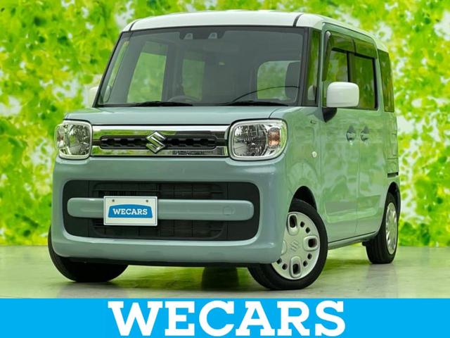 スペーシア(スズキ) ハイブリッドＸ　新品タイヤ／保証書／Aftermarket　ＳＤナビ／セーフティサポート（スズキ）／両側電動スライドドア／シートヒーター／車線逸脱防止支援システム／ＵＳＢジャック／ＥＢＤ付ＡＢＳ／横滑り防止装置／アイドリングストップ 中古車画像