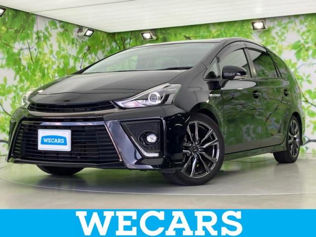 プリウスα(トヨタ) Ｓツーリングセレクション・Ｇｓ　新品タイヤ／純正　ＳＤナビ／シート　ハーフレザー／ドライブレコーダー　Aftermarket／ヘッドランプ　ＬＥＤ／Ｂｌｕｅｔｏｏｔｈ接続／ＥＴＣ／ＥＢＤ付ＡＢＳ／横滑り防止装置／アイドリングストップ　バックカメラ 中古車画像