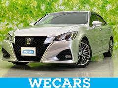 クラウン アスリートS-T Jフロンティア 純正 SDナビ/衝突安全装置/シートヒーター 前席/車線逸脱防止支援システム/シート ハーフレザー/ヘッドランプ LED/Bluetooth接続/ETC/EBD付ABS/横滑り防止装置 バックカメラ 中古車画像