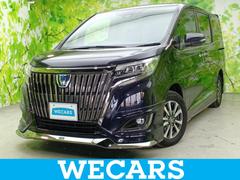 エスクァイア ハイブリッドGiプレミアムPブラックテーラード 純正エアロ/保証書/純正 9インチ SDナビ/衝突安全装置/両側電動スライドドア/シートヒーター/車線逸脱防止支援システム/シート ハーフレザー/パーキングアシスト バックガイド 衝突被害軽減システム 中古車画像