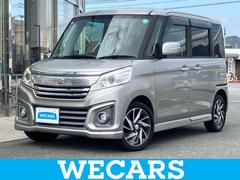スペーシアカスタム XS 新品タイヤ/社外 9インチ SDナビ/両側電動スライドドア/シートヒーター 運転席/ヘッドランプ HID/Bluetooth接続/ETC/EBD付ABS/アイドリングストップ/バックモニター 中古車画像