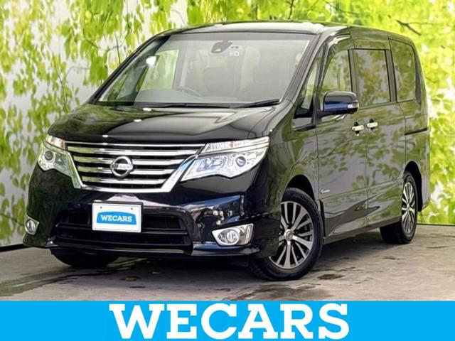 セレナ(日産) ハイウェイスターＨＶアドバンスドセーフティパッケ　保証書／純正　８インチ　メモリーナビ／フリップダウンモニター　純正　１１インチ／エマージェンシーブレーキ／両側電動スライドドア／アラウンドビューモニター／車線逸脱防止支援システム　衝突被害軽減システム 中古車画像
