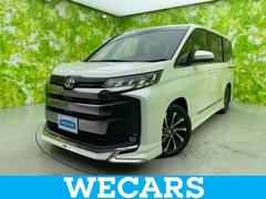 ノア ハイブリッドS-Z 純正エアロ/保証書/ディスプレイオーディオ+ナビ/衝突安全装置/両側電動スライドドア/シートヒーター/パノラミックビューモニター/車線逸脱防止支援システム/シート ハーフレザー/電動バックドア 禁煙車 中古車画像