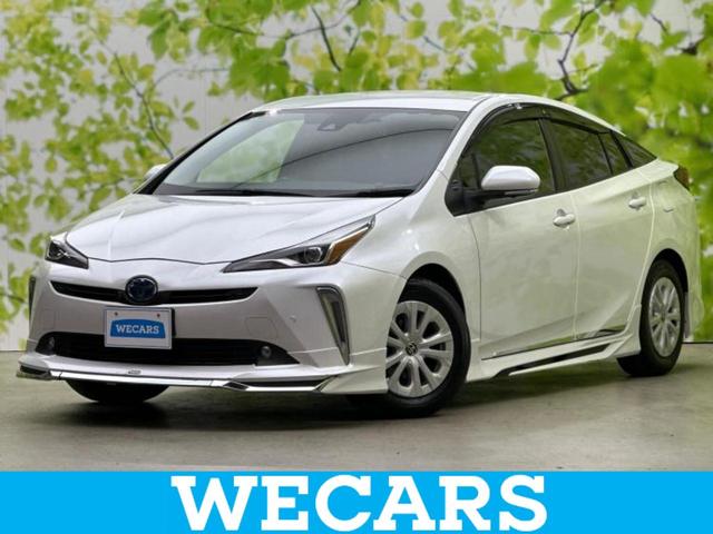 プリウス(トヨタ) Ｓセーフティプラス２　新品タイヤ／モデリスタエアロ／純正　９インチ　ＳＤナビ／トヨタセーフティセンス／パノラミックビューモニター／車線逸脱防止支援システム／シート　フルレザー／パーキングアシスト　バックガイド　革シート 中古車画像