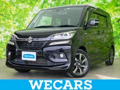 ソリオバンディット 4WDバンディットハイブリッドMV 新品タイヤ/保証書/社外 8インチ SDナビ/デュアルカメラブレーキサポート(スズキ)/両側電動スライドドア/シートヒーター 前席/全方位モニター用カメラ/車線逸脱防止支援システム 全周囲カメラ 中古車画像