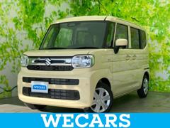 スペーシア ハイブリッドG 保証書/セーフティサポート(スズキ)/車線逸脱防止支援システム/ヘッドランプ LED/EBD付ABS/横滑り防止装置/アイドリングストップ/エアバッグ サイド/衝突安全ボディ 衝突被害軽減システム 中古車画像