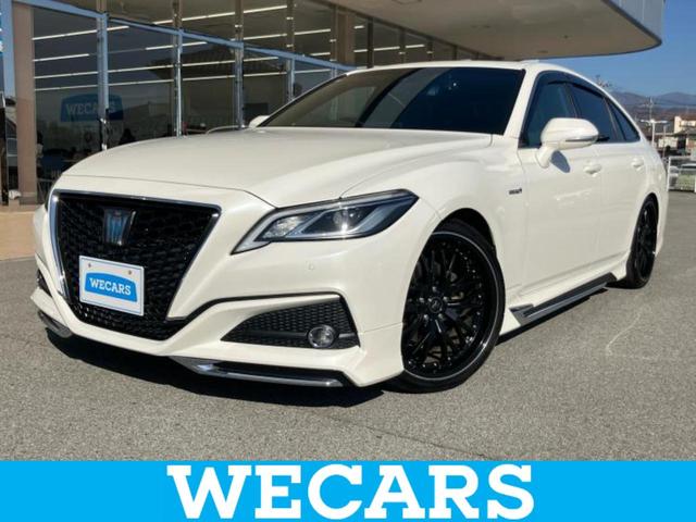 クラウンハイブリッド(トヨタ) Ｓ　Ｃパッケージ　サンルーフ／純正エアロ／純正　ＨＤＤナビ／衝突安全装置／シートヒーター／車線逸脱防止支援システム／ドライブレコーダー　前後／ヘッドランプ　ＬＥＤ／ＵＳＢジャック／Ｂｌｕｅｔｏｏｔｈ接続／ＥＴＣ　禁煙車 中古車画像