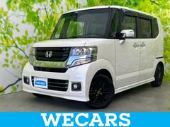 N-BOXカスタム SSブラックスタイルパッケージ 社外 SDナビ/シティーブレーキアクティブシステム(ホンダ)/両側電動スライドドア/シートヒーター 前席/ヘッドランプ HID/Bluetooth接続/ETC/バックモニター/ワンセグTV DVD再生 中古車画像