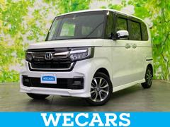 N-BOXカスタム L 新品タイヤ/保証書/純正 8インチ SDナビ/ホンダセンシング/両側電動スライドドア/シートヒーター 前席/車線逸脱防止支援システム/ヘッドランプ LED/Bluetooth接続/ETC バックカメラ 中古車画像