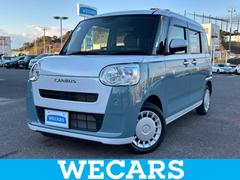 ムーヴキャンバス ストライプスX 保証書/社外 ナビ/両側電動スライドドア/USBジャック/Bluetooth接続/ETC/EBD付ABS/横滑り防止装置/アイドリングストップ/バックモニター/フルセグTV/DVD/エアバッグ 運転席 中古車画像