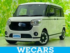 ムーヴキャンバス XブラックアクセントリミテッドSA3 新品タイヤ/保証書/社外 ナビ/スマートアシスト(トヨタ・ダイハツ)/両側電動スライドドア/パノラマモニター/車線逸脱防止支援システム/ドライブレコーダー 前後/Bluetooth接続/ETC 禁煙車 中古車画像