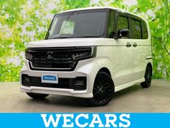 N-BOXカスタム L・ターボスタイルプラスブラック 新品タイヤ/保証書/純正 8インチ SDナビ/ホンダセンシング/両側電動スライドドア/シートヒーター/車線逸脱防止支援システム/シート ハーフレザー/ドライブレコーダー 前後/ヘッドランプ LED 中古車画像