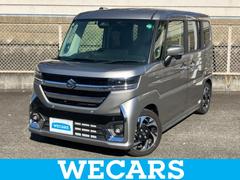 スペーシアカスタム ハイブリッドXS 新品タイヤ/保証書/ディスプレイオーディオ+ナビ/両側電動スライドドア/シートヒーター/全方位モニター用カメラ/車線逸脱防止支援システム/ヘッドランプ LED/ETC/EBD付ABS 全周囲カメラ 中古車画像