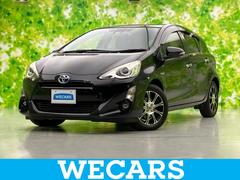 アクア Sスタイルブラック 新品タイヤ/保証書/社外 9インチ SDナビ/トヨタセーフティセンス/車線逸脱防止支援システム/ヘッドランプ LED/Bluetooth接続/ETC/EBD付ABS/横滑り防止装置/バックモニター 中古車画像