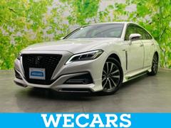 クラウンハイブリッド G エアロ/保証書/純正 ナビ/トヨタセーフティセンス/シートヒーター 前席/車線逸脱防止支援システム/ドライブレコーダー 純正/ヘッドランプ 3眼LED/USBジャック/Bluetooth接続 ドラレコ 中古車画像