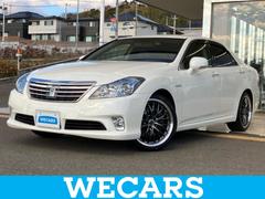 クラウンハイブリッド ハイブリッドGパッケージ 純正 HDDナビ/衝突安全装置/エアーシート 前席/シート フルレザー/ドライブレコーダー 社外/ヘッドランプ HID/ETC/EBD付ABS/横滑り防止装置/アイドリングストップ 革シート ドラレコ 中古車画像