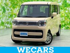 スペーシア 4WDハイブリッドG 保証書/レーダーブレーキサポート(スズキ)/シートヒーター 運転席/車線逸脱防止支援システム/ABS/横滑り防止装置/アイドリングストップ/禁煙車/エアバッグ 運転席/エアバッグ 助手席 4WD 中古車画像