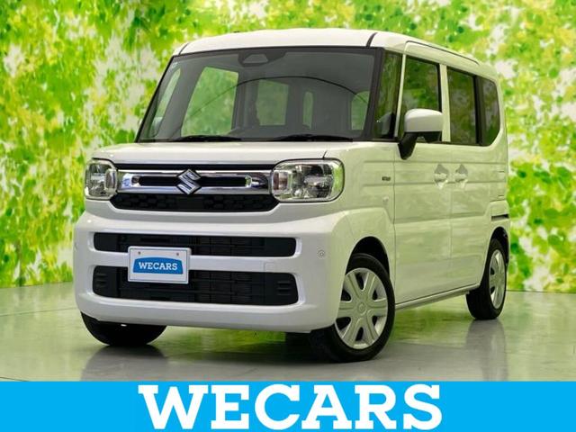 沖縄県の中古車ならスペーシア ハイブリッドＧ　★★★保証書／セーフティサポート（スズキ）／ヘッドランプ　ＬＥＤ／ＥＢＤ付ＡＢＳ／アイドリングストップ／禁煙車／エアバッグ　運転席／エアバッグ　助手席／エンジンスタートボタン／オートエアコン