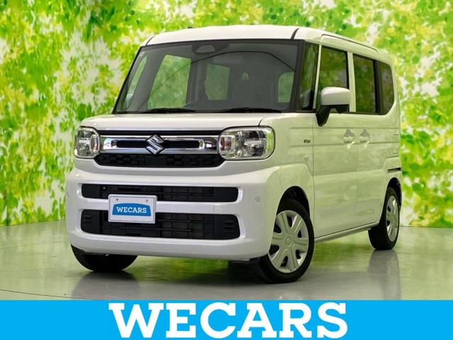 沖縄県の中古車ならスペーシア ハイブリッドＧ　★★★保証書／セーフティサポート（スズキ）／車線逸脱防止支援システム／ヘッドランプ　ＬＥＤ／横滑り防止装置／アイドリングストップ／禁煙車／エアバッグ　運転席／エアバッグ　助手席／衝突安全ボディ