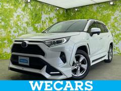 RAV4 4WDハイブリッドG 純正エアロ/純正 9インチ SDナビ/デジタルインナーミラー/衝突安全装置/シートヒーター/車線逸脱防止支援システム/シート 合皮/パーキングアシスト バックガイド/電動バックドア フルエアロ 4WD 中古車画像