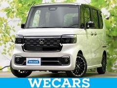 N-BOXカスタム ターボコーディネートスタイル2トーン 保証書/純正 9インチ ナビ/ホンダセンシング/両側電動スライドドア/シートヒーター 前席/マルチビューカメラシステム/車線逸脱防止支援システム/登録済未使用車/ヘッドランプ LED ターボ 禁煙車 中古車画像