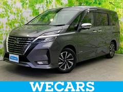 セレナ ハイウェイスターV 保証書/純正 10インチ SDナビ/フリップダウンモニター 純正 12.8インチ/インテリジェントルームミラー/衝突安全装置/両側電動スライドドア/シートヒーター 前席/アラウンドビューモニター 中古車画像