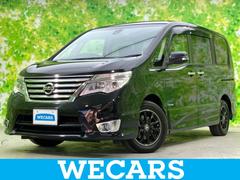 セレナ ハイウェイスターVセレクションプラスセーフティHV 保証書/社外 ナビ/フリップダウンモニター 社外 9インチ/衝突安全装置/両側電動スライドドア/車線逸脱防止支援システム/Bluetooth接続/ETC/EBD付ABS/横滑り防止装置 バックカメラ 中古車画像