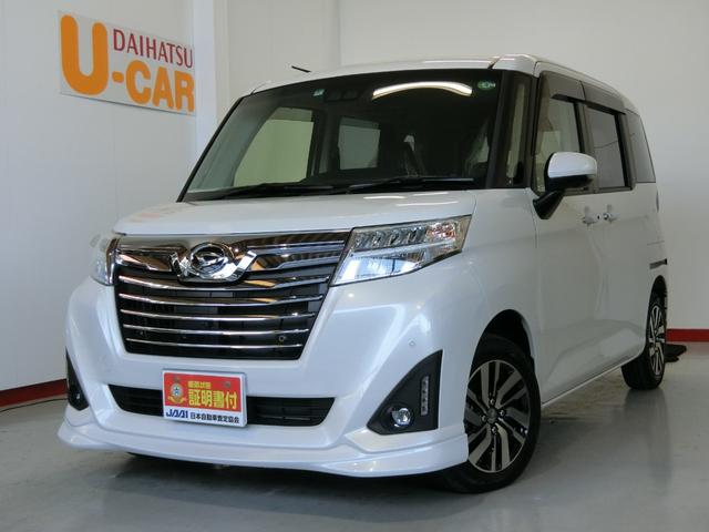 カスタムG リミテッドII SAIII 衝突被害軽減ブレーキ 横滑り防止装置 オートマチックハイビーム アイドリングストップ 両側電動スライドドア ステアリングスイッチ 革巻きハンドル オートライト クルーズコントロール バイザー マット(1枚目)