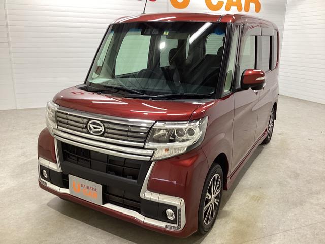 ダイハツ タント カスタムＸ　トップエディションＳＡＩＩＩ　インパネシフト　カーナビ付き　スマアシ付き　走行距離　３０３５９ｋｍ