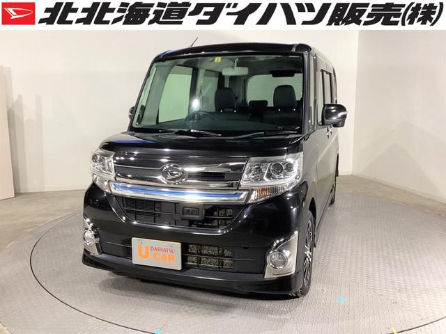 ダイハツ タント カスタムＲＳ　スマートセレクションＳＡ　４ＷＤ　寒冷地仕様　ターボエンジン　スマートアシスト　ＶＳＣ（横滑り防止装置）　両側パワースライドドアＬＥＤヘッドランプ　オートライト　エコアイドル　キーフリー